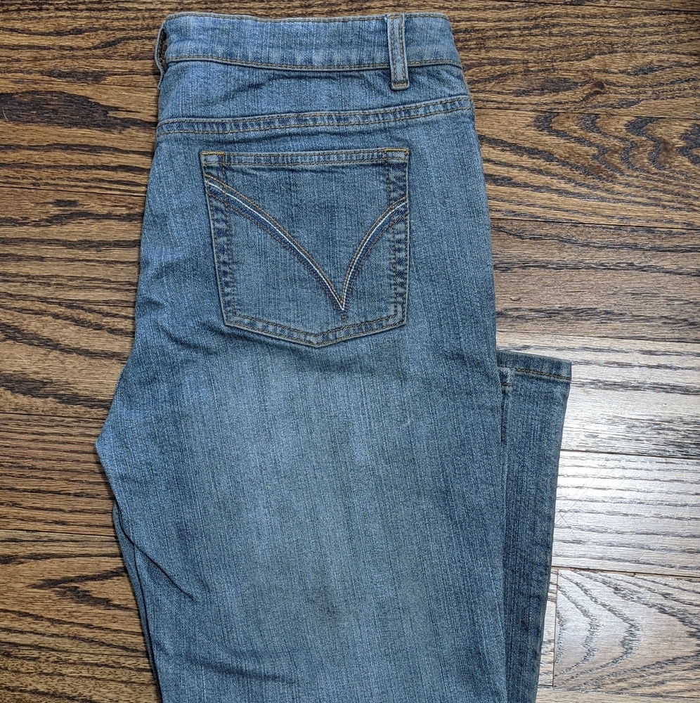Petite Sophisticate Boot Cut Jeans - Size 12P